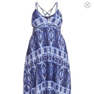 City Chic Dresses - Tie Dye Blues Maxi Dress City Chic Dresses - Tie Dye Blues Maxi Dress